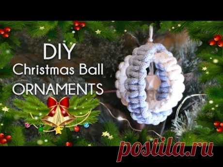 How To Make Christmas Ball Ornaments EASY