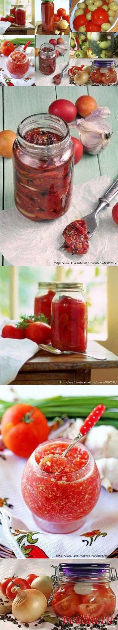 Вяленые томаты в микроволновке и еще 6 рецептов с помидорами на зиму...