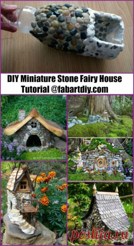 DIY Miniature Stone Fairy House Tutorial