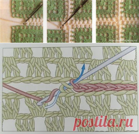 Сшивание мотивов крючком - идеи и варианты.