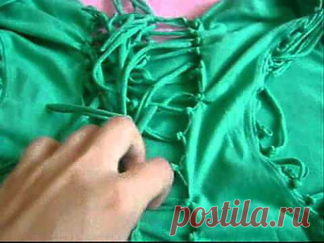 Как из футболки сделать платье (As of a T-shirt to make a dress)DIY - YouTube