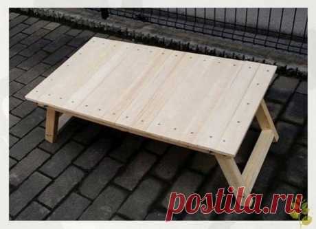 Делаем раскладной деревянный столик
