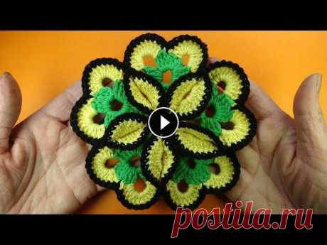 ОГРОМНЫЙ цветок крючком Crochet flower pattern ОГРОМНЫЙ цветок крючком Crochet flower pattern *ТОВАРЫ ДЛЯ ВЯЗАНИЯ от производителей* Хочешь получать новые видео прямо на емайл? Подписка тут Все уро...