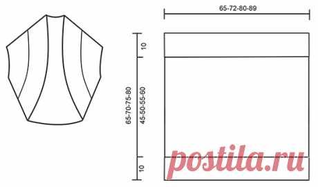Болеро с шалевым воротником и красивыми узорами: описание вязания спицами
