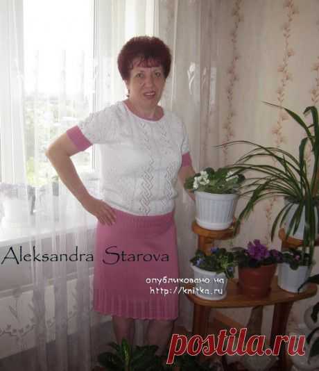 Вязаная кофточка &#8211; работа Александры Старовой,  Вязание для женщин