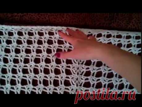 Шаль крючком. Мастер-класс. Shawl crochet