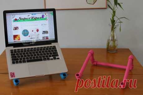 suporte de PVC para notebook | Flickr - Photo Sharing!