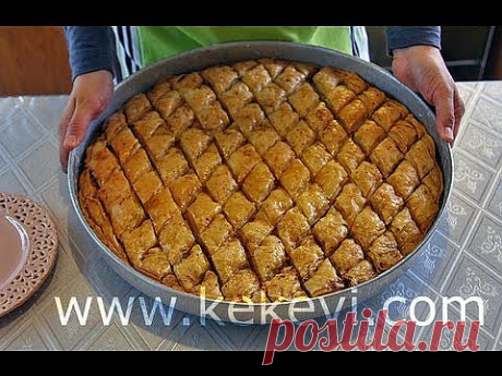 ▶ Baklava Tarifi / Kolay Ev Baklavası - YouTube