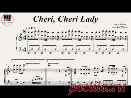 Cheri, Cheri Lady - Modern Talking, Piano