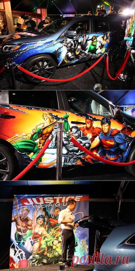 Kia brings Justice League Sorento to Comic Con