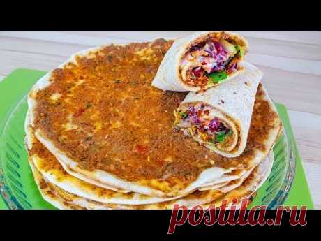 (61) Lahmacun Doner | ‍پیتزا ترکی - YouTube