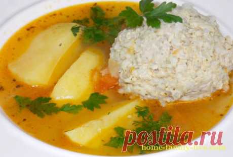 Суп с тефтелями/Сайт с пошаговыми рецептами с фото для тех кто любит готовить
