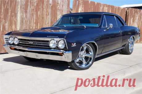 1967 Chevrolet Chevelle SS Custom Характеристики: Двигатель: GM LS3 V8. Объем: 6,2 литра. Мощность: 430 л.с. Трансмиссия: 5 скоростей, механика. #mc_review