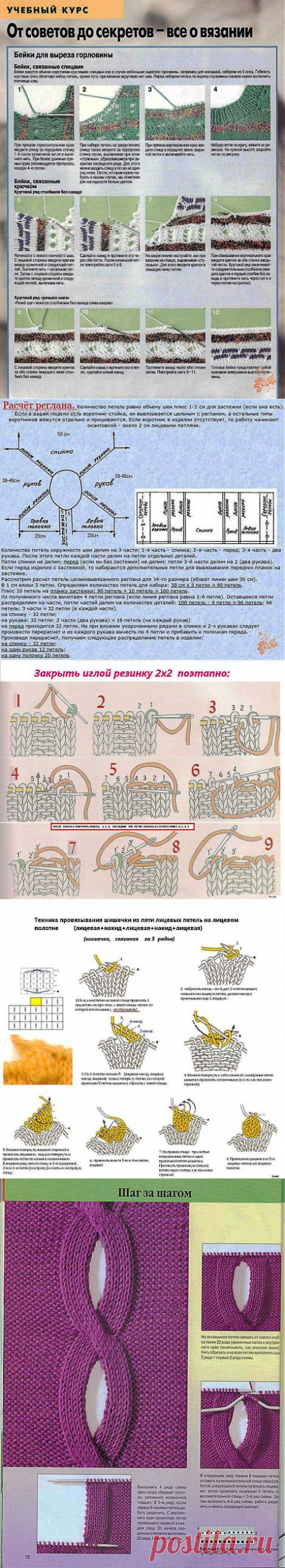 Полезности для вязальщиц..