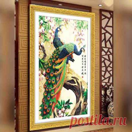 Diamond Painting Cross Stitch Picture - More Detailed Picture about YGS 26 DIY 5D Diamond Painting Cross Stitch Round Diamonds Embroidery Peacock wealth and good fortune Diamond Mosaic Home Decor Picture in Diamond Painting Cross Stitch from In Life CO., LTD | Aliexpress.com | Alibaba Group