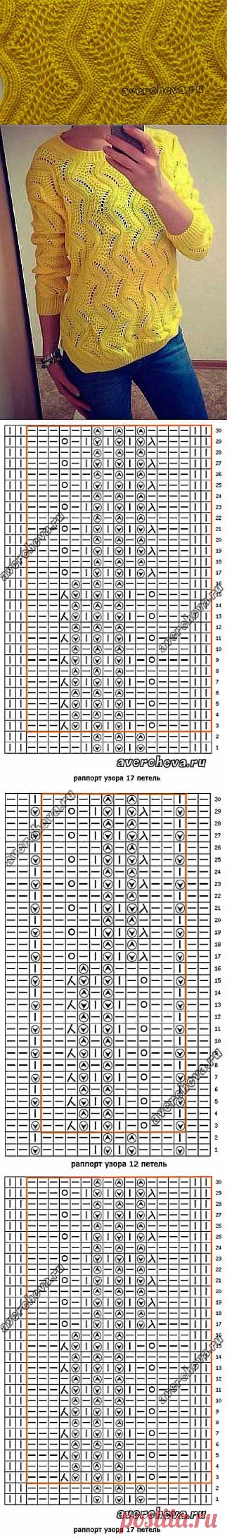 Узор вертикальные волны с патентным узором.