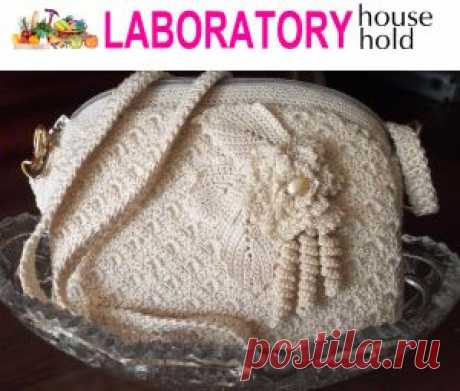 Bag knitted crochet pattern. Fancy bag knitted crochet pattern | Все о рукоделии: схемы, мастер классы, идеи на сайте labhousehold.com