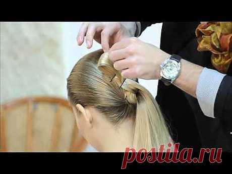 Прически в греческом стиле на длинные волосы..webm - YouTube