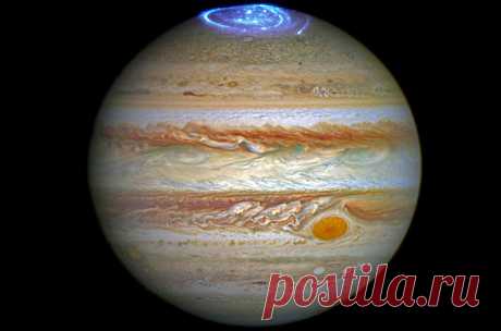 Полярное сияние на Юпитере / Фото дня / Моя Планета