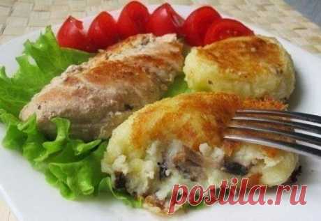 Шустрый повар.: Картофельные зразы с грибами!