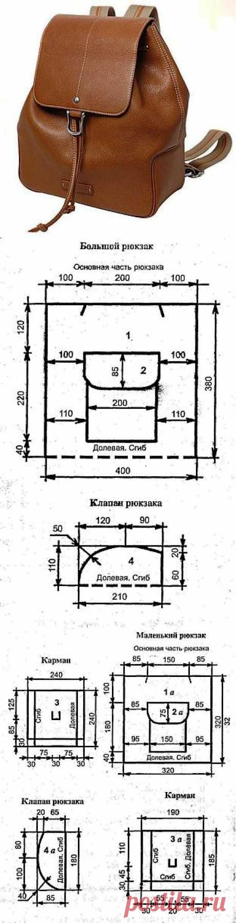 @ Кожаный рюкзак своими руками | МОЙ МИЛЫЙ ДОМ – идеи рукоделия, вязание, декорирование интерьеров