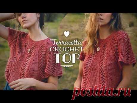 Это бомба! 😍 ТОП КРЮЧКОМ 3D "Terracotta" MAСТЕР-КЛАСС на любой размер 👌 CROCHET TOP / BLUSA