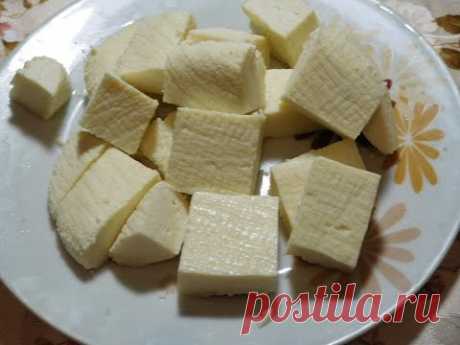 Домашний сыр за 10 минут // Homemade cheese in 10 minutes