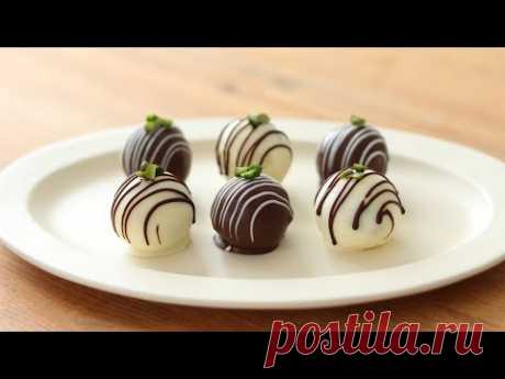 クリームチーズ・チョコトリュフのレシピ[ほぼフルバージョン]Cream Cheese Chocolate Truffles｜HidaMari Cooking