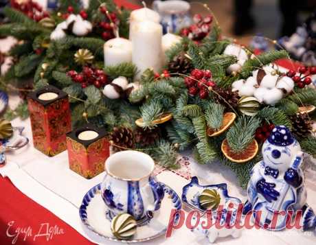 Русские мотивы: создаем идеальную новогоднюю сервировку стола. Кулинарные статьи и лайфхаки