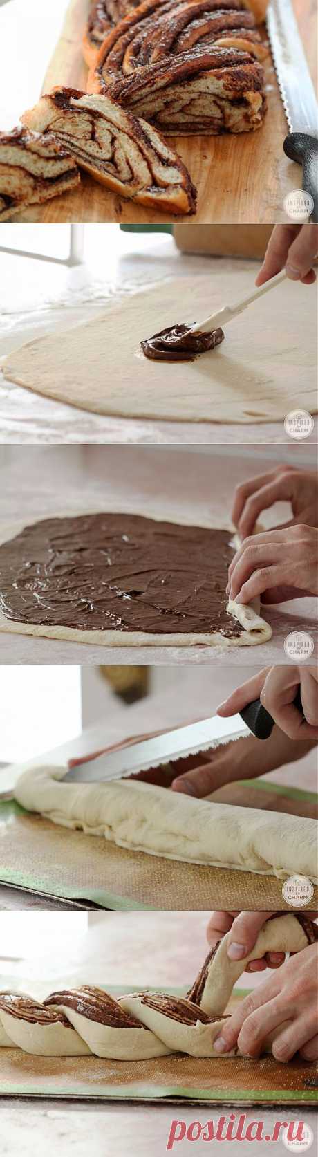 Braided Nutella Bread | Inspired by Charm