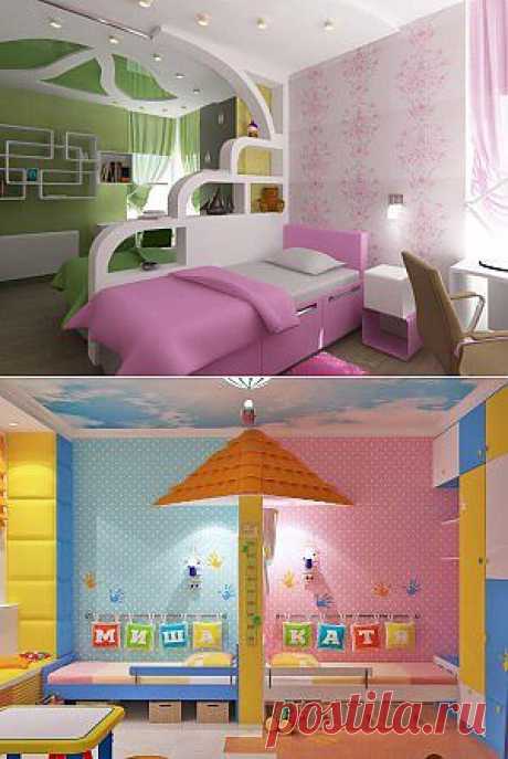 Дизайн детской комнаты для разнополых детей | Наш уютный дом