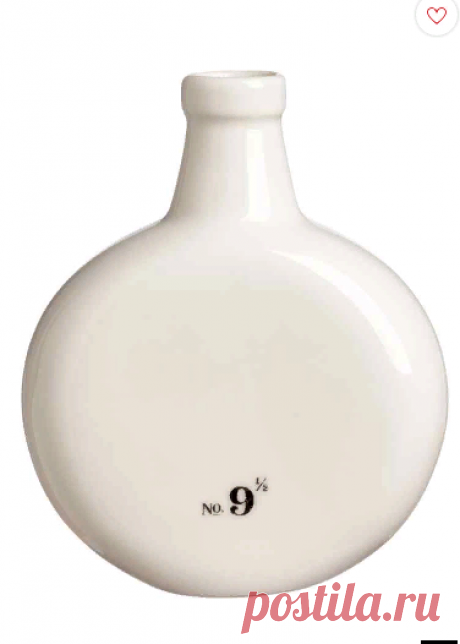 Круглая ваза с рисунком - Белый/Цифры - HOME | H&M RU