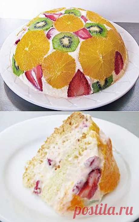 Фруктовый торт - фруктовый торт рецепт