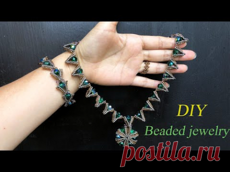 DIY|Beaded Design | Beaded Jewelry | DIY Bracelets, Necklaces, Rings. Earrings |Beaded Tutorial|串珠教程