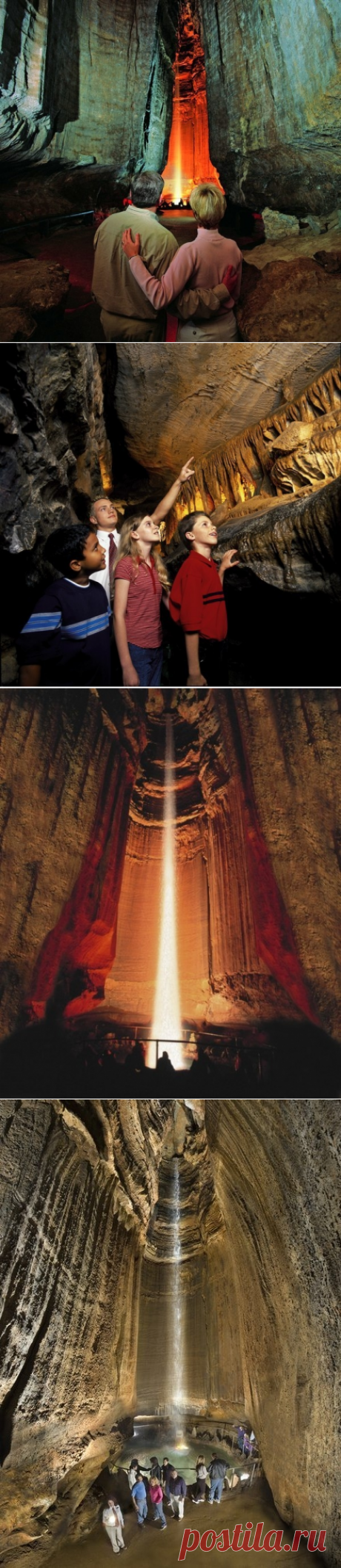 Живописная пещера и подземный водопад в долине Теннесси - Путешествуем вместе
