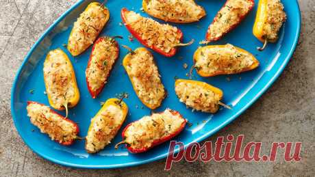 Goat Cheese-Stuffed Sweet Pepper Poppers recipe - from Tablespoon!