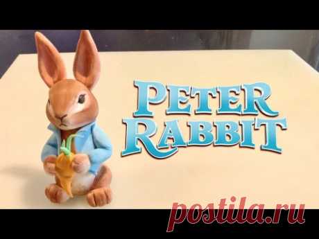 Peter Rabbit Fondant Cake Topper Tutorial ලේසියෙන්ම peter rabbit topper එකක් හදා ගමූ