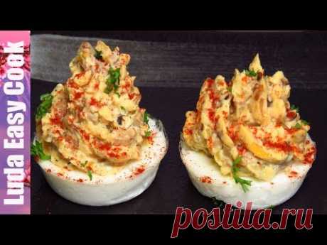 НОВАЯ ШИКАРНАЯ ЗАКУСКА ФАРШИРОВАННЫЕ ЯЙЦА НА НОВОГОДНИЙ СТОЛ |  DEVILED EGGS New Year's recipe