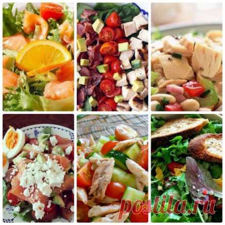 6 простых белковых салатиков к ужину! | Вкусные рецепты