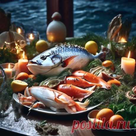 «Красивые блюда из рыбы и …» — картинка создана в Шедевруме красивые блюда из рыбы и морепродуктов, изобилие на праздничном столе 





вид сверху, эстетично, красиво, реалистично, профессиональное фото, высокая детализация, яркое освещение