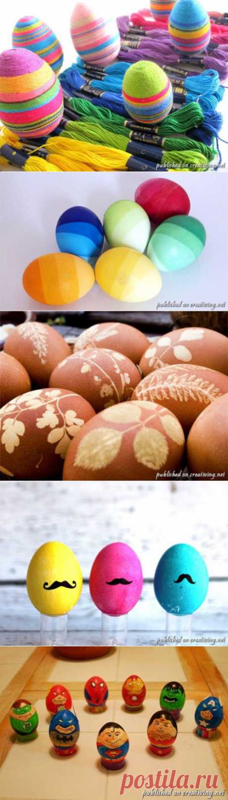 Идеи украшения пасхальных яиц | БУДЕТ ВКУСНО!
