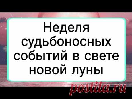 Неделя  судьбоносных событий в свете новой луны. | Тайна Жрицы |