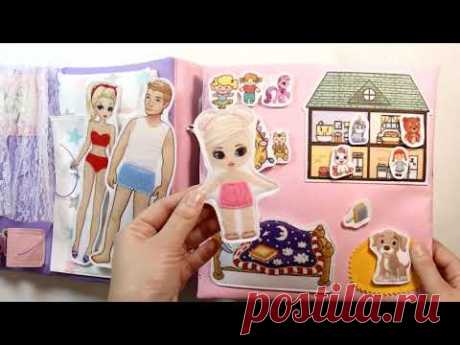 Большая #книгадом с семьёй для Алисии #6лет (#Беларусь )#кукольныйдом #кукольнаяминиатюра #dollhouse