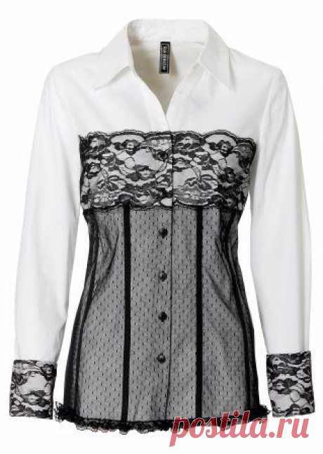 Блуза черный - RAINBOW заказать онлайн - bonprix.ru