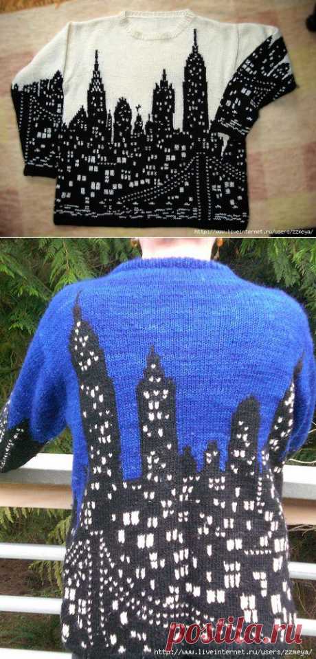 Пуловер CITYSCAPE от Marc Jacobs(VOGUEknitting).