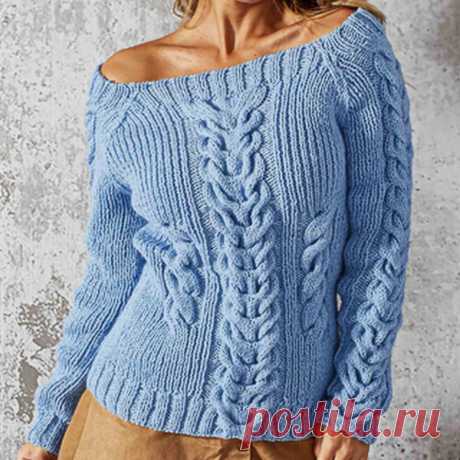 Зимний свитер спицами. 5 моделей со схемами – Paradosik Handmade - вязание для начинающих и профессионалов