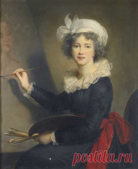 Аукционное в коллекцию. | LOUISE ÉLISABETH VIGÉE LE BRUN 19TH CENTURY SELF PORTRAIT..