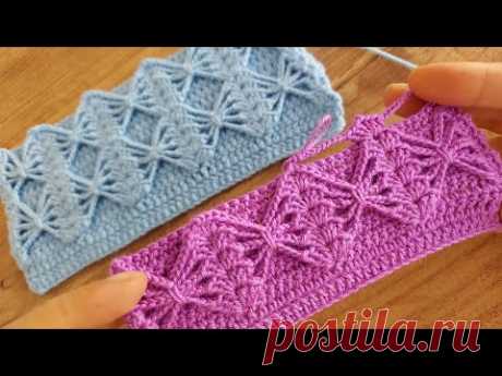 Very Easy Very Stylish 3d Baby Blanket Crochet Knitting - Çok Kolay Gösterişli Tığ İşi Örgü Modeli..