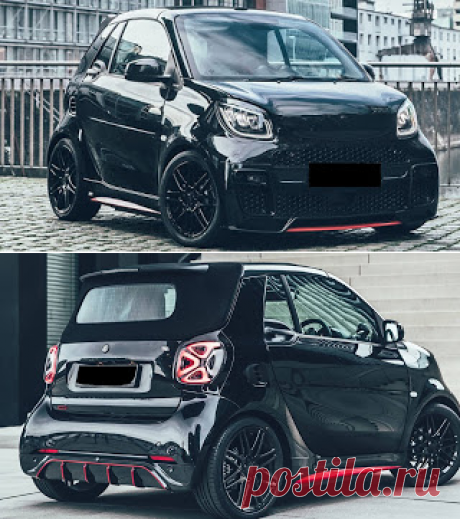 Новый Brabus 92R - спортивный кабриолет Smart EQ fortwo мощностью 91 л.с.
Специалист по тюнингу Mercedes Brabus представил более спортивную версию Smart EQ fortwo с большей мощностью