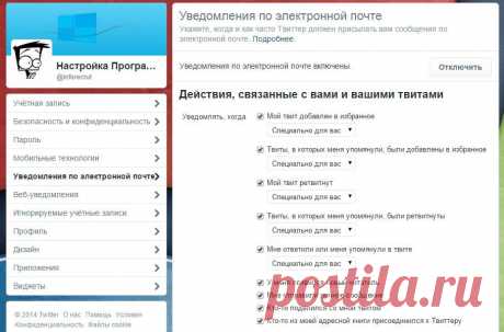 Как настроить Twitter на свой вкус | Компьютерный журнал - Inforecrut.ru